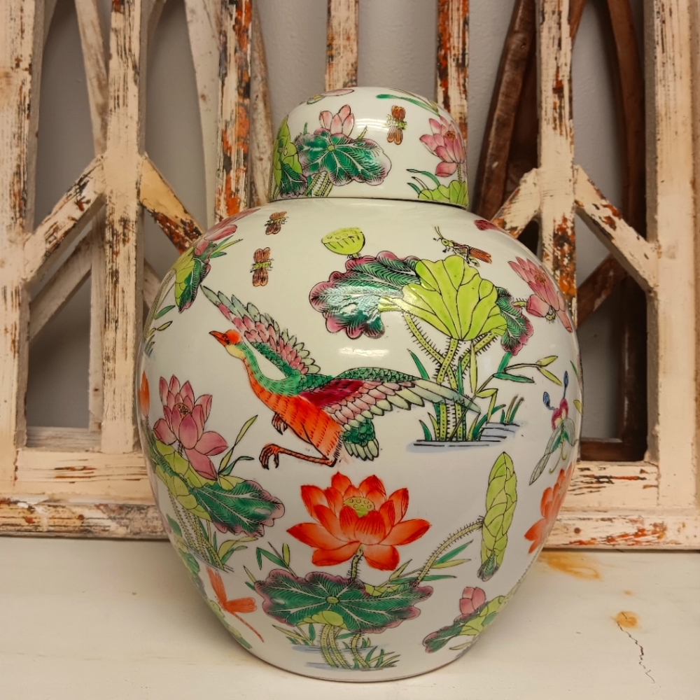 XL Oriental Ginger Jar